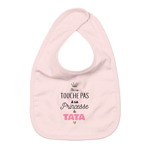 Bavoir On ne touche pas à la princesse de tata