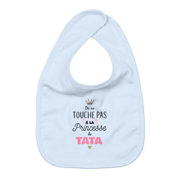 Bavoir On ne touche pas à la princesse de tata