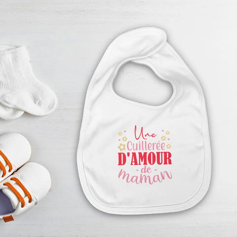 Bavoir Une cuillère de maman