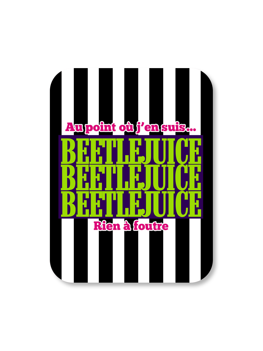 Aimant Beetlejuice Encre et Créations