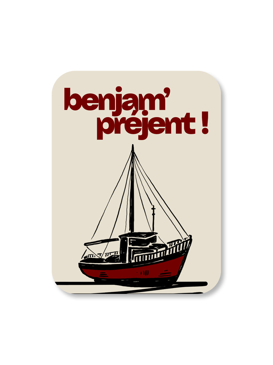 Aimant Benjam préjent Encre et Créations
