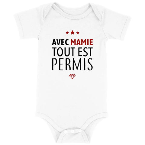 Body bébé Avec mamie tout est permis