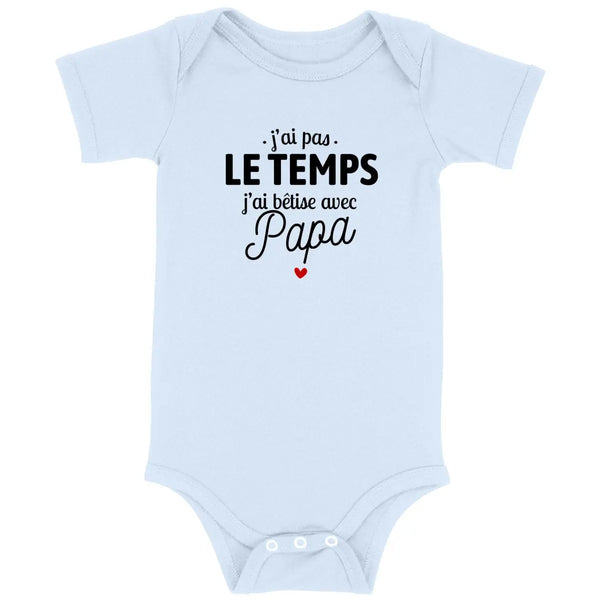 Body bébé J'ai bêtise avec papa