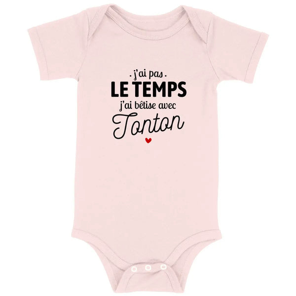 Body bébé J'ai bêtise avec tonton