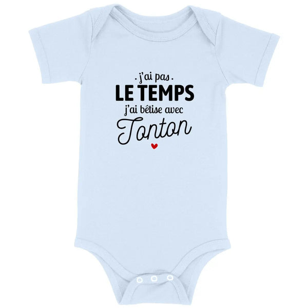 Body bébé J'ai bêtise avec tonton