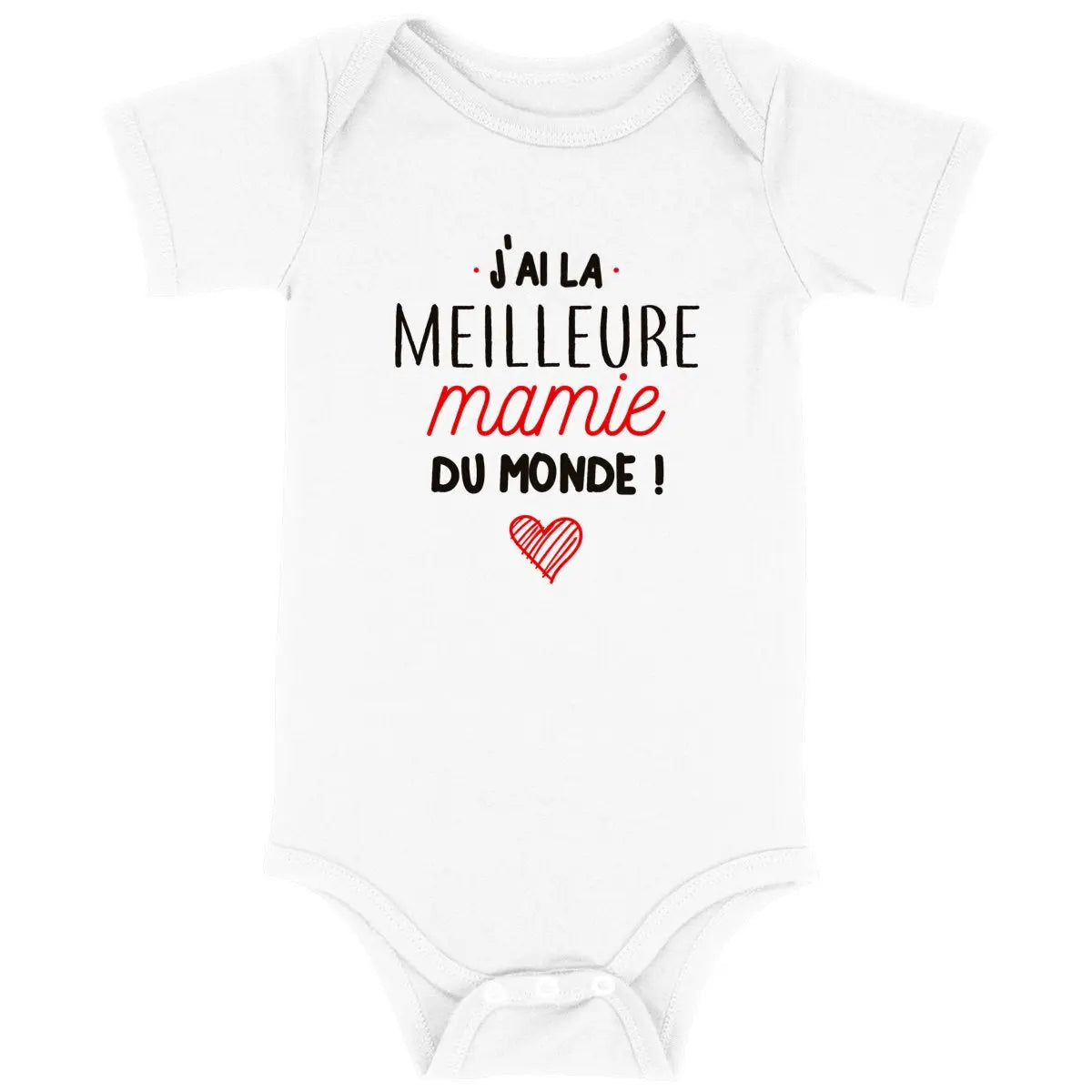 Body bébé J'ai la meilleure mamie du monde