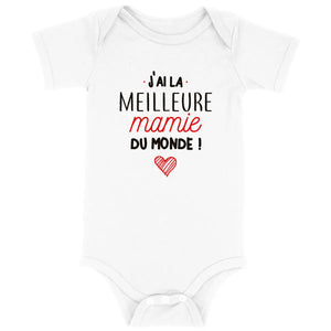 Body bébé J'ai la meilleure mamie du monde