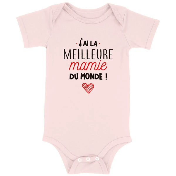 Body bébé J'ai la meilleure mamie du monde