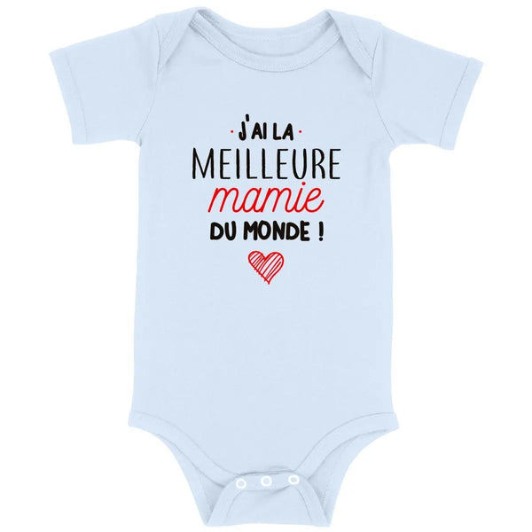 Body bébé J'ai la meilleure mamie du monde