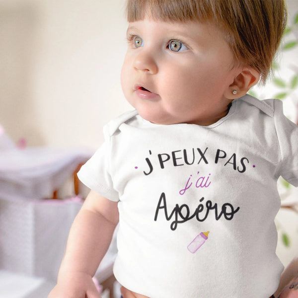 Body bébé J'peux pas j'ai apéro