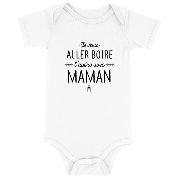 Body bébé L'apéro avec maman