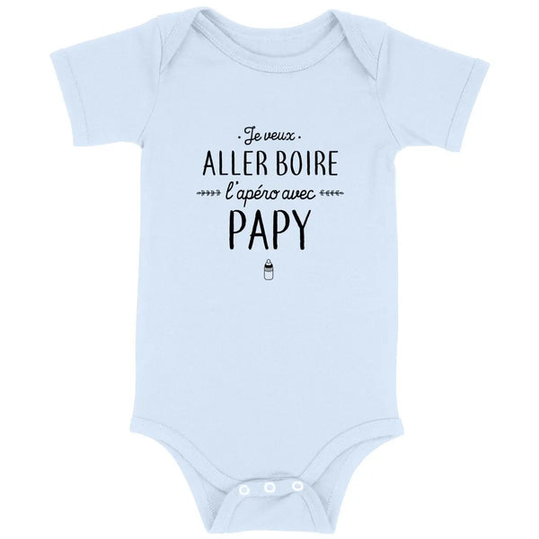 Body bébé L'apéro avec papy