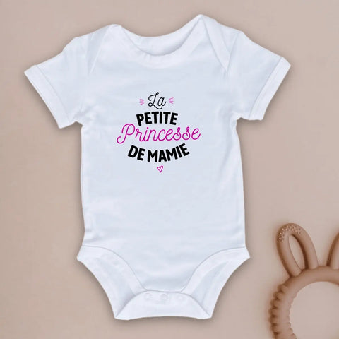 Body bébé La petite princesse de mamie