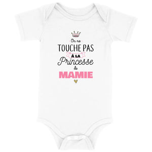 Body bébé La princesse de mamie