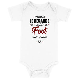 Body bébé Le foot avec papa