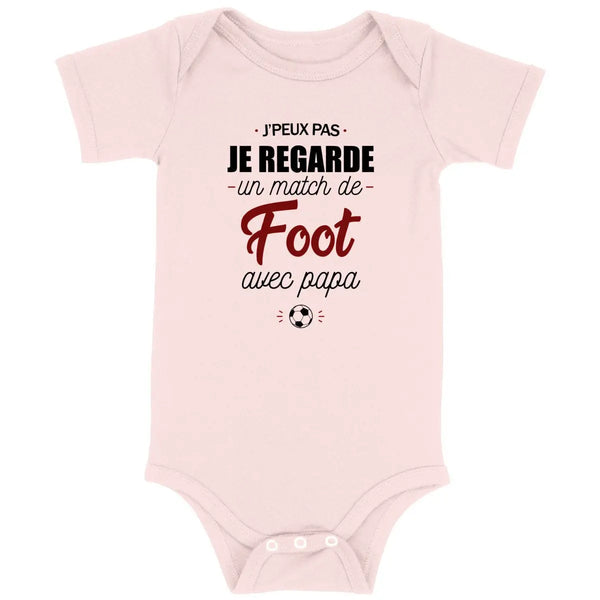 Body bébé Le foot avec papa