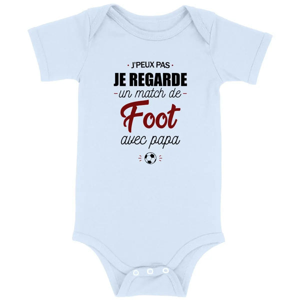 Body bébé Le foot avec papa