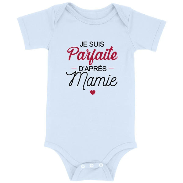 Body bébé Parfaite d'après Mamie