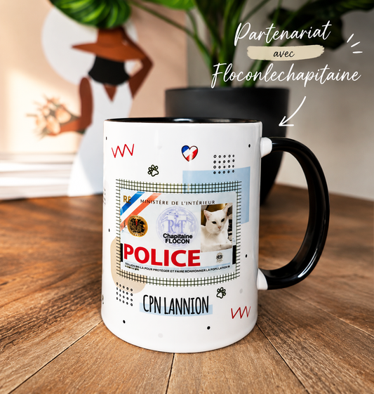 Mug céramique Floconlechapitaine Encre et Créations