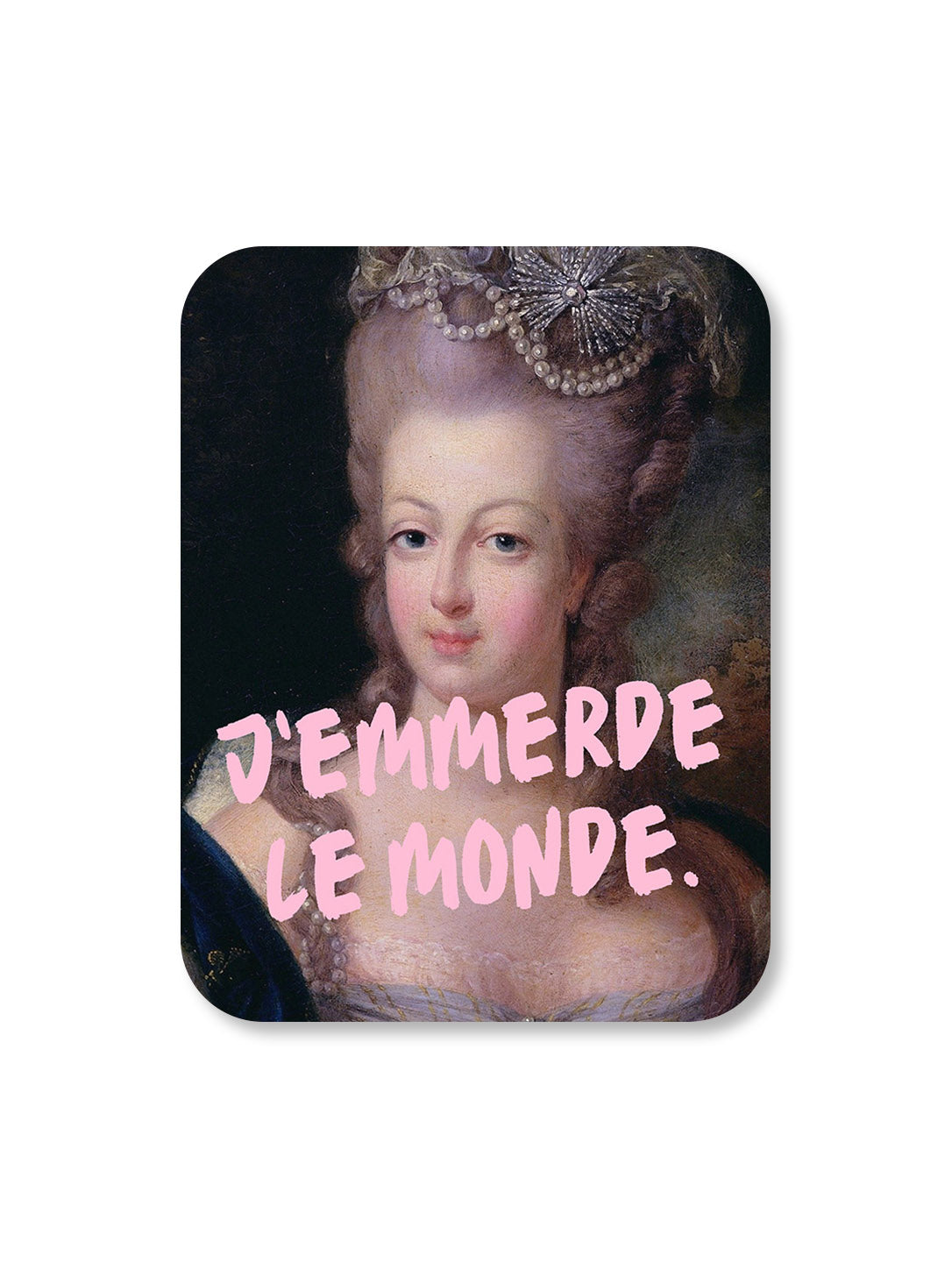 Aimant J'emmerde le monde Encre et Créations