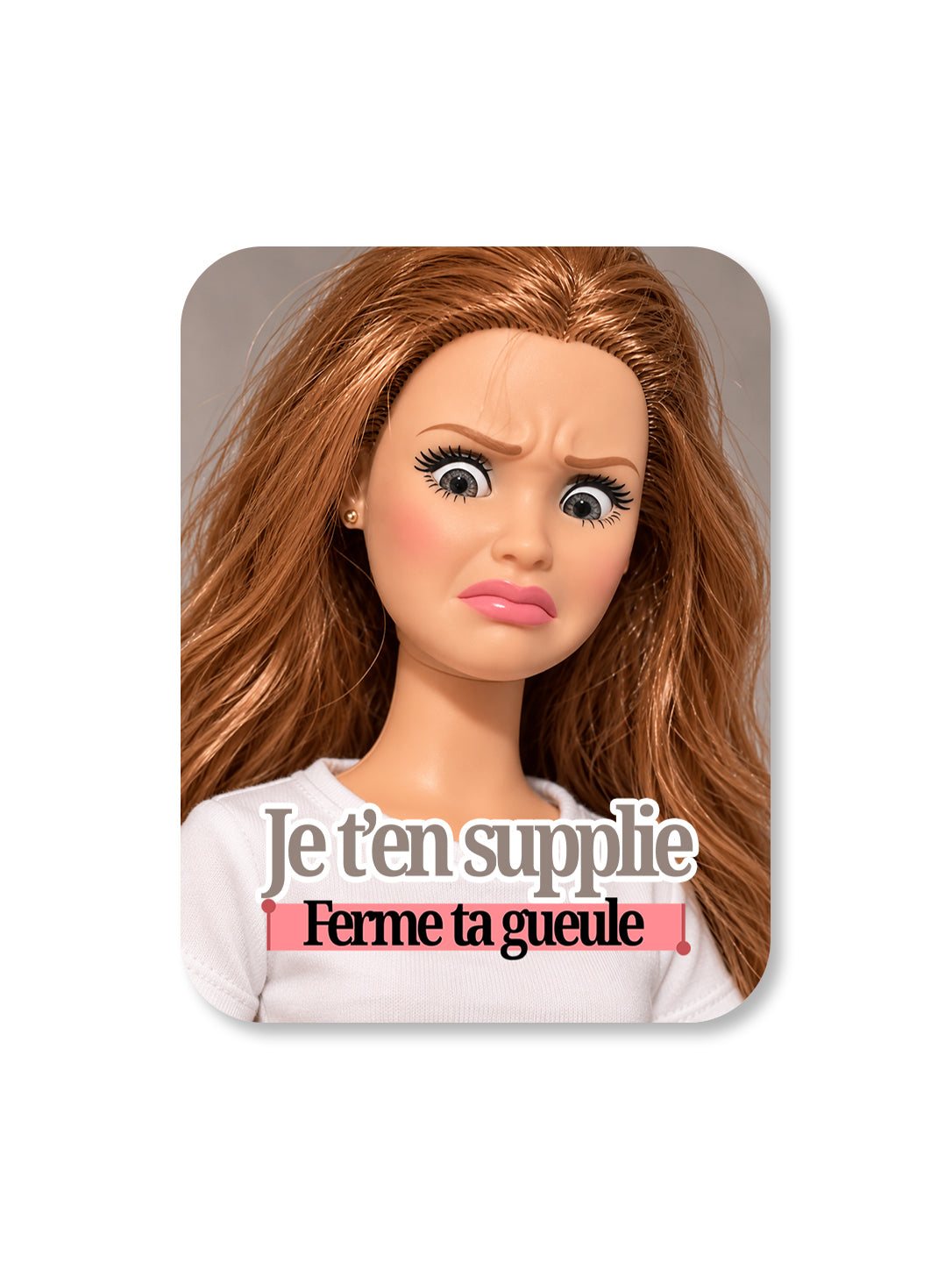 Aimant Je t'en supplie Encre et Créations