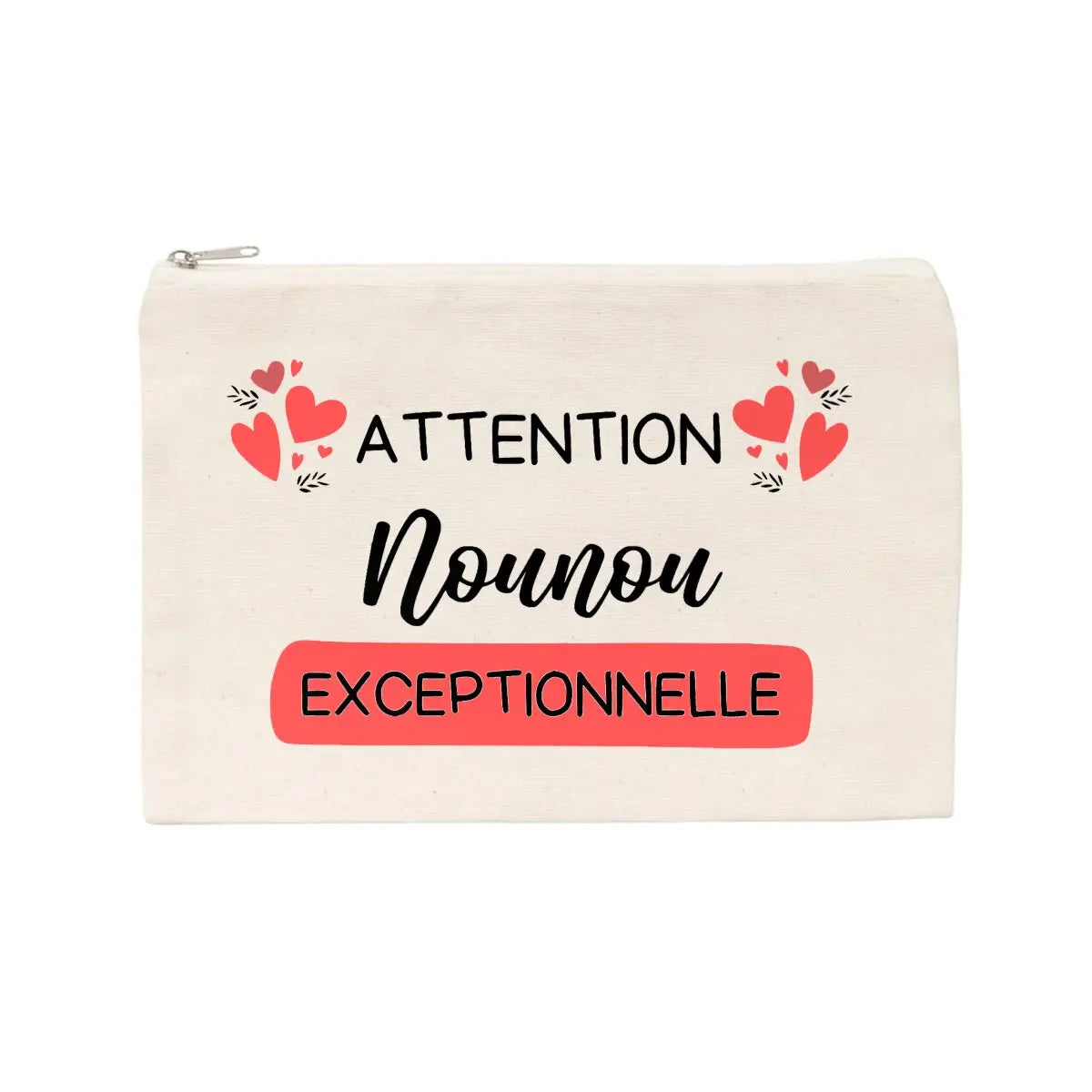 Jolie pochette Attention nounou exceptionnelle