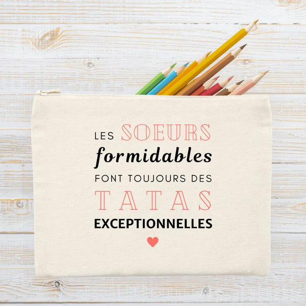 Jolie pochette Les sœurs formidables