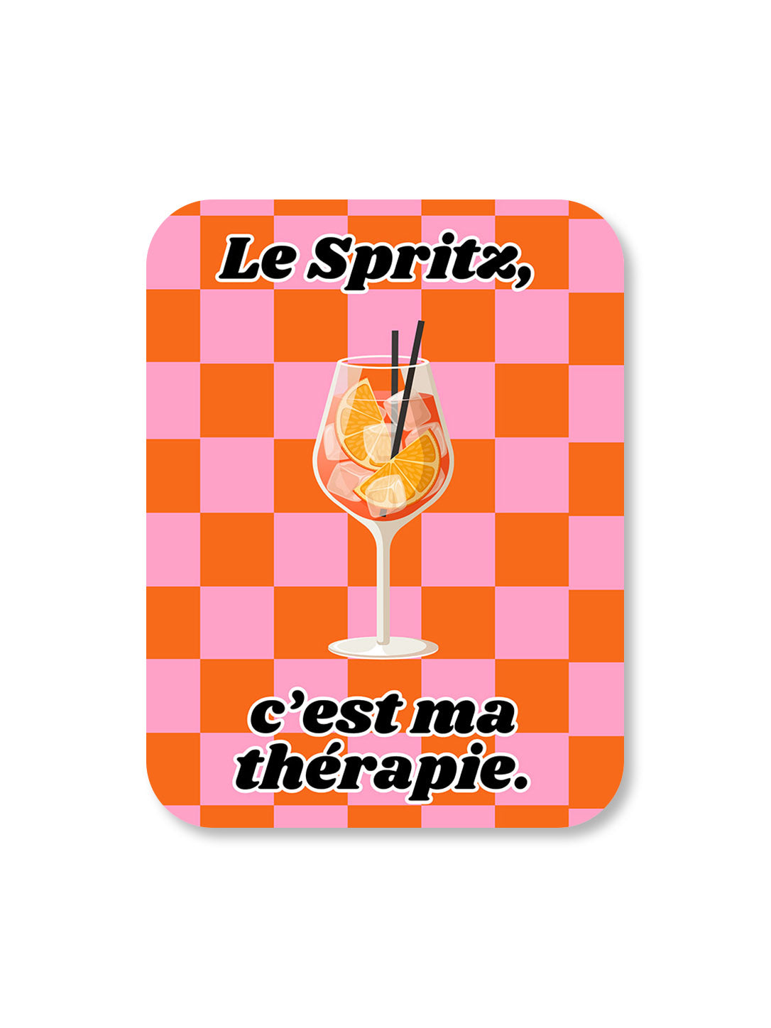 Aimant Le Spritz c'est ma thérapie Encre et Créations