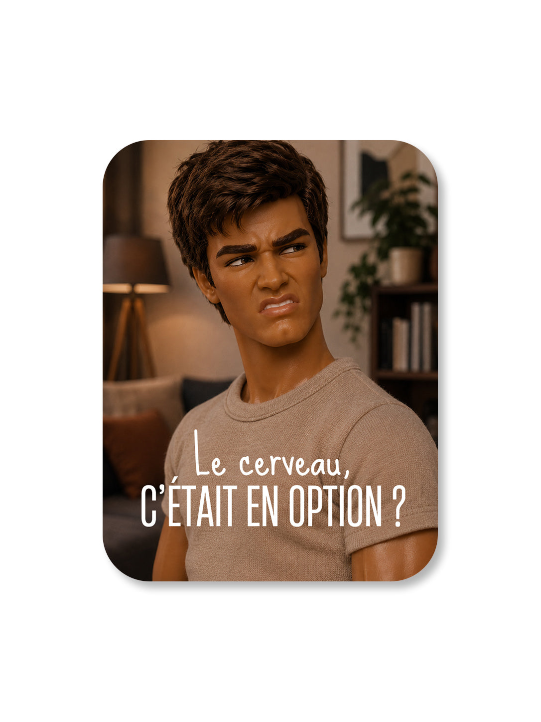Aimant Le cerveau, c’était en option Encre et Créations