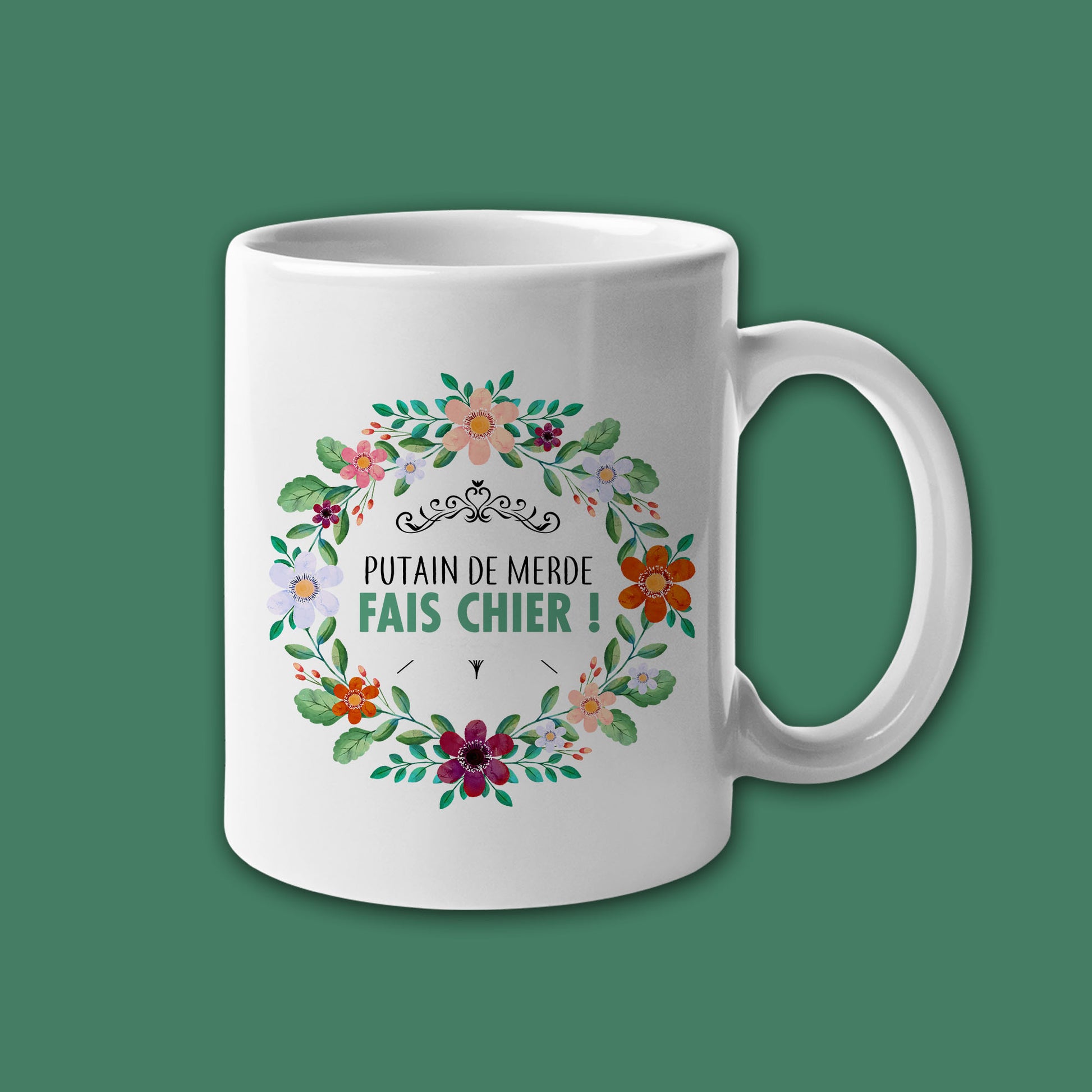 Mug céramique Putain de merde, fais chier