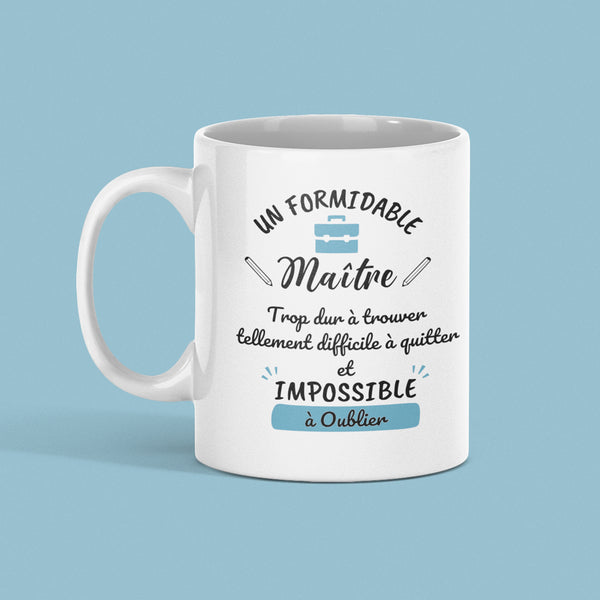 Mug céramique - Un formidable maître Encre et Créations