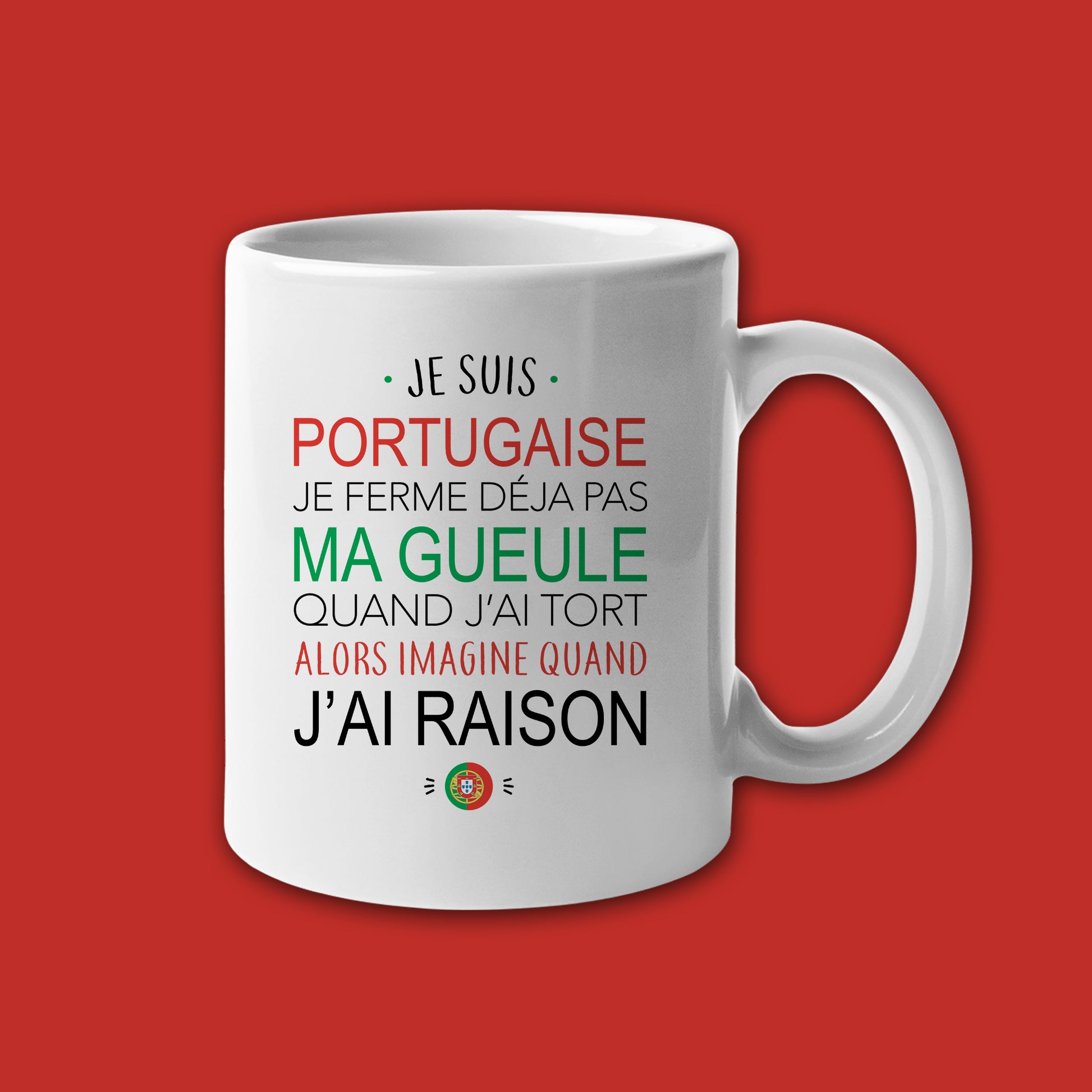 Mug céramique Je suis portugaise