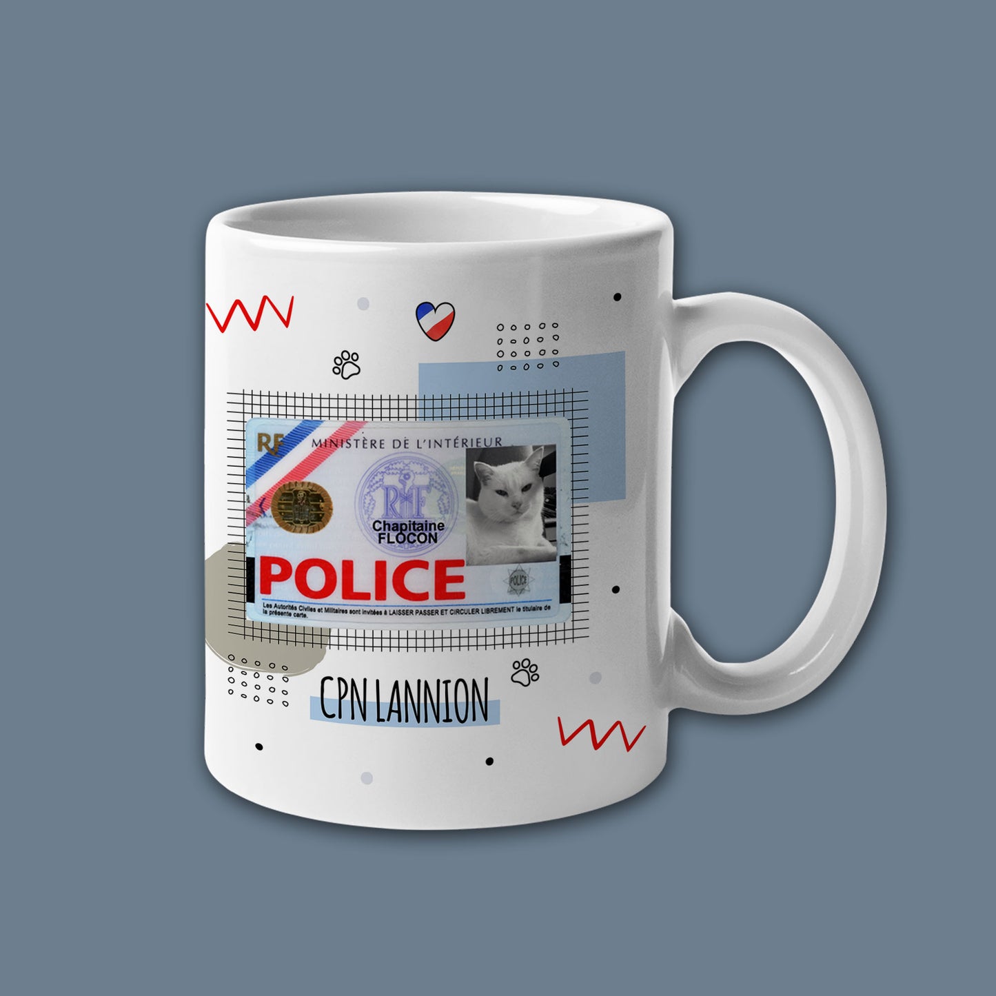 Mug céramique Floconlechapitaine