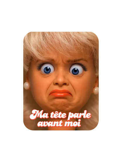 Aimant Ma tête parle avant moi