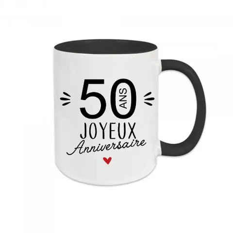 Mug céramique - 50 Ans Joyeux Anniversaire