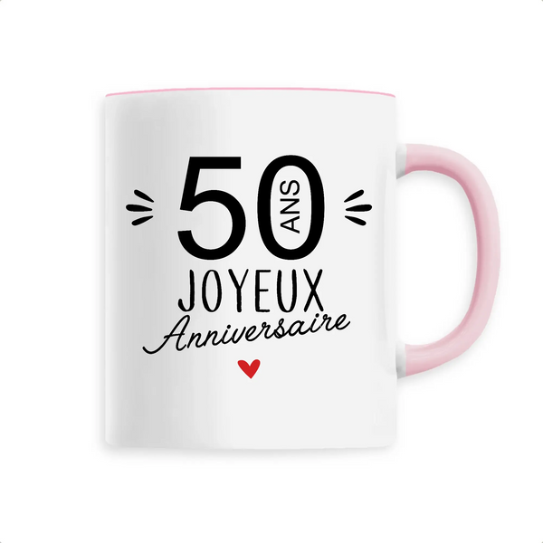 Mug céramique - 50 Ans Joyeux Anniversaire