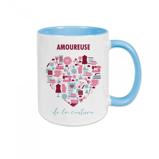 Mug céramique Amoureuse de la couture