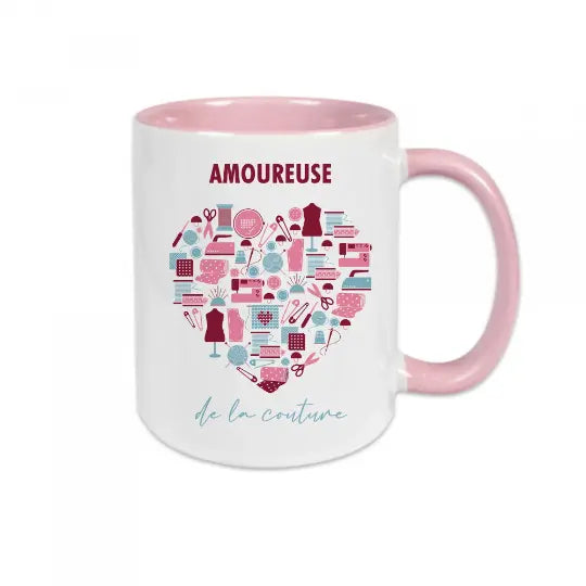 Mug céramique Amoureuse de la couture