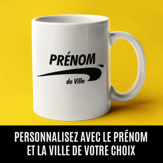 Mug céramique - Brice de Nice ( à personnaliser avec le prénom et la ville de votre choix )