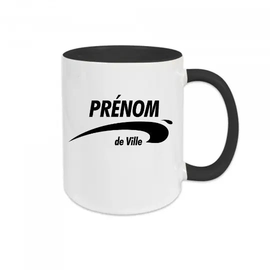 Mug céramique - Brice de Nice ( à personnaliser avec le prénom et la ville de votre choix )