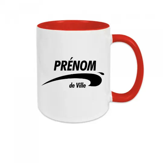 Mug céramique - Brice de Nice ( à personnaliser avec le prénom et la ville de votre choix )