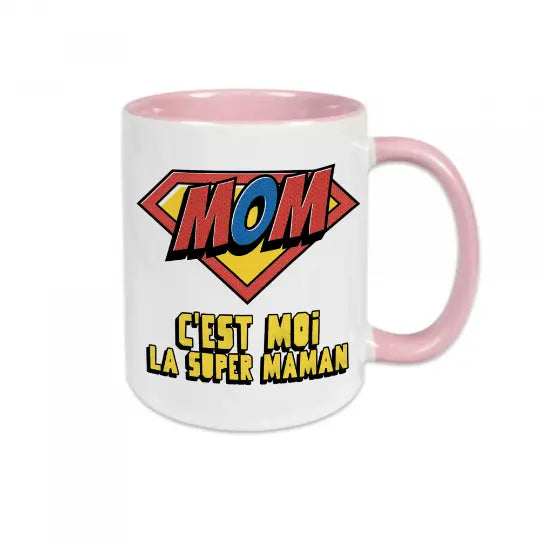 Mug céramique - C'est moi la super maman