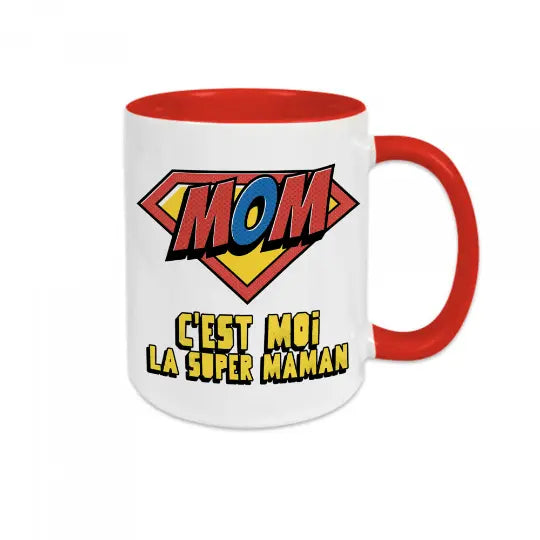 Mug céramique - C'est moi la super maman