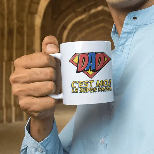 Mug céramique - C'est moi le super papa