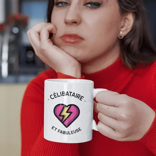 Mug céramique - Célibataire et fabuleuse