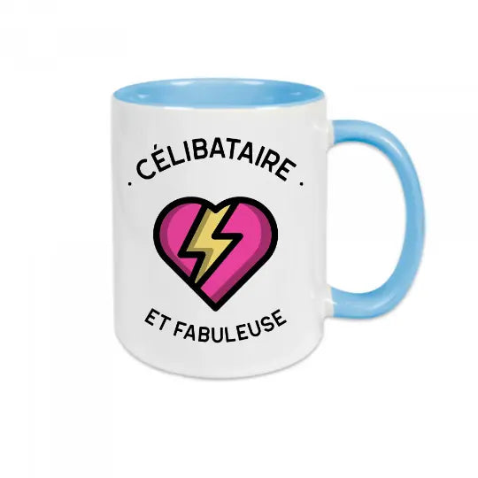 Mug céramique - Célibataire et fabuleuse