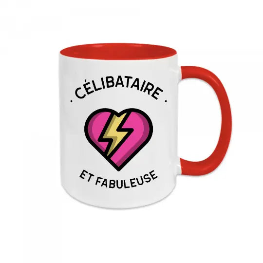 Mug céramique - Célibataire et fabuleuse