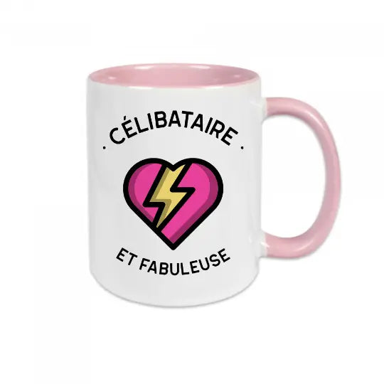 Mug céramique - Célibataire et fabuleuse