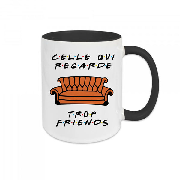 Mug céramique - Celle qui regarde trop friends