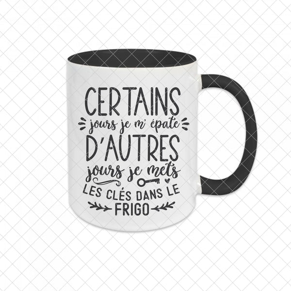 Mug céramique Certains jours je m'épate Encre et Créations